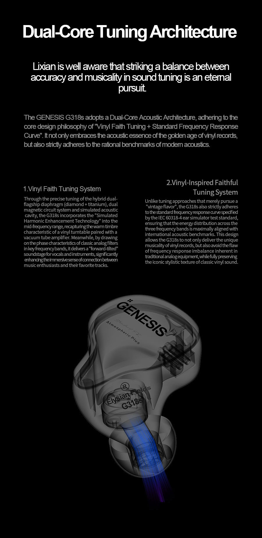 EarAcoustic Genesis G318s